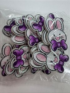 Páscoa - Coelho com gravata roxa - 20 UN