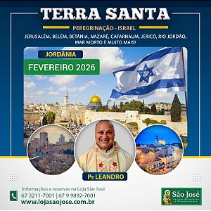 PROMO - Terra Santa e Jordânia - Fevereiro 2026