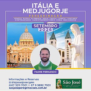Itália e Medjugorje - Setembro 2026