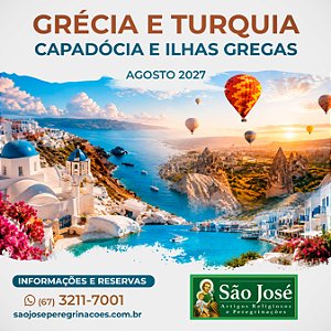 Grécia e Turquia com Capadócia e Ilhas Gregas - Agosto 2027