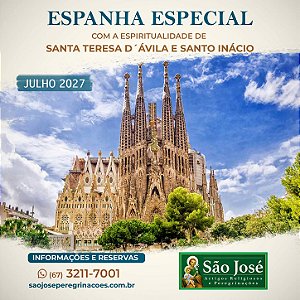 Espanha Especial com Santa Teresa d´Ávila e Santo Inácio
