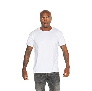 Combo 2 Camisetas de Algodão Básica com Logo Branca