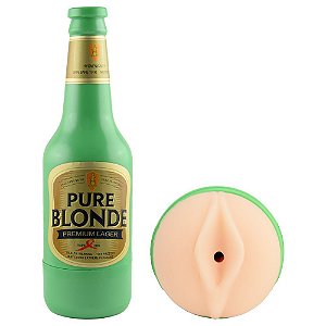 Masturbador Garrafa Vagina Texturizado p -  Pure Blonde