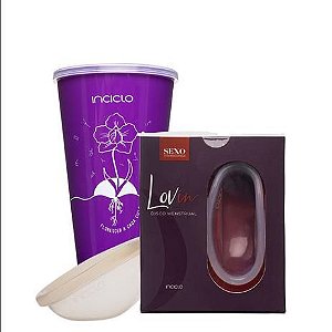 Disco Menstrual Lovin + Copo Esterilizador -  Inciclo