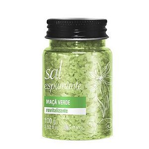 Feitiços Aromáticos - Sal Espumante para Banheira - 100g | Aroma: maça verde