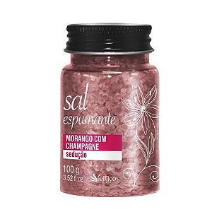Feitiços Aromáticos - Sal Espumante para Banheira - 100g | Aroma: Morango com Champagne