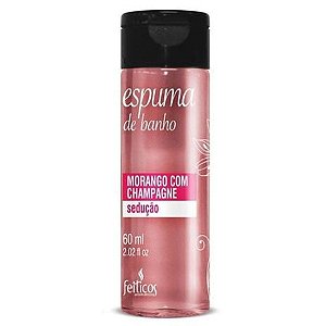 Feitiço Aromáticos - Espuma para Banho 60ml | Aroma: Morango com Champagne