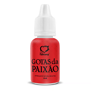 Gotas da Paixão Estimulante Natural em Gotas Afrodisíaco 15ml - Sexy fantasy