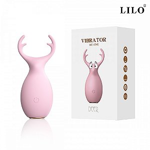 Mini Vibrador em formato de Veado com 10 modos de vibração - LILO