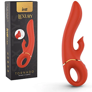 Vibrador Tornado com 9 modos de Vibração e Sucção - Intt Luxury