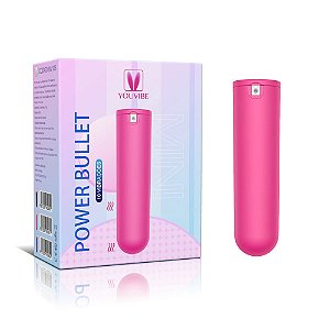 Power Bullet Recarregável -  10 modos de Vibração - YOUVIBE