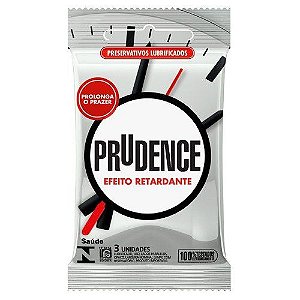 Preservativo Prudence Efeito Retardante com 3 unidades