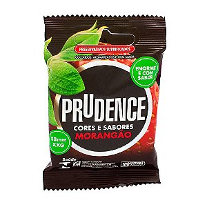 Preservativo Prudence Morangão 58mm com 3 unidades
