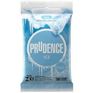 Preservativo Prudence Ice com 3 unidades