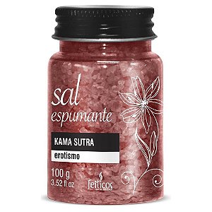 Feitiços Aromáticos - Sal Espumante para Banheira - 100g | Aroma: Kama Sutra