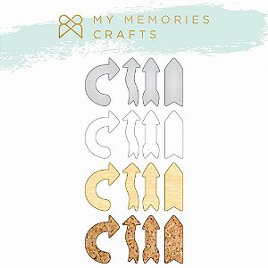 Kit de Setinhas - MY MEMORIES CRAFTS - COLEÇÃO MY TRAVEL - MMCMT2-12