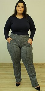 Calça Tweed Azul