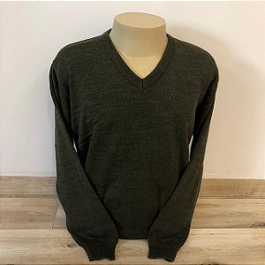 Blusa Masculina Decote V  Verde