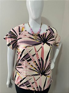 Blusa Manga Raglan Plus Size