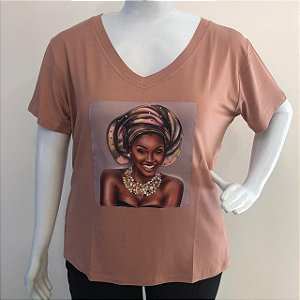 Blusa Feminina com Aplique