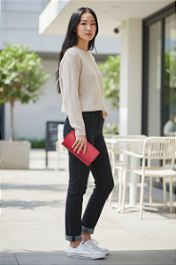 Carteira de Couro Maria