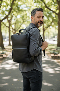 Mochila Jornada de Couro