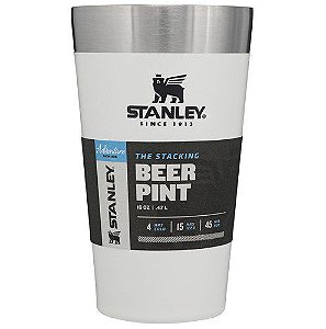 Copo Térmico Stanley para Cerveja Branco Polar 473ml