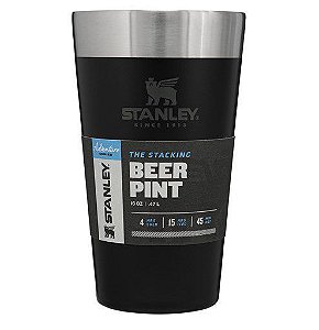 Copo Térmico Stanley para Cerveja Preto Fosco 473ml