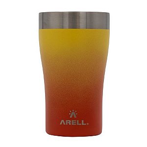 Copo Térmico de Cerveja 500ml Laranja Sunset - ARELL