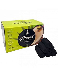 Carvão de Fibra de Coco Hexagonal Fumax 1Kg