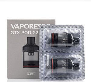 Vaporesso GTX POD 22 (Pack com 2) Pods de Reposição.