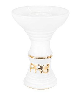 ROSH PRO HOOKAH - GOLD BRANCO QUEIMADOR