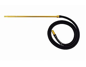 KIT PITEIRA DE ALUMÍNIO ANUBIS SLIM C/ REFIL ANTICHAMAS PRETO E DOURADO.