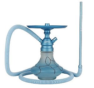 NARGUILE ANUBIS COMPACT GENIE AZUL CLARO + ROSH