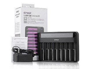 CARREGADOR EFEST LUSH Q8 CHARGER.