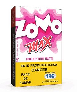 ESSÊNCIA ZOMO CHICLETE TUTTI FRUTTI MAX 50G LANÇAMENTO