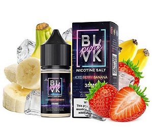 LÍQUIDO BLVK NICSALT ICED BERRY BANANA