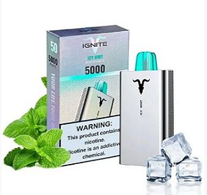 IGNITE V50 -  ICY MINT  POD DESCARTÁVEL 5000 PUFFS