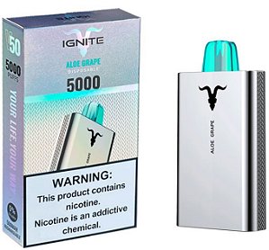 IGNITE V50 - ALOE GRAPE  POD DESCARTÁVEL 5000 PUFFS