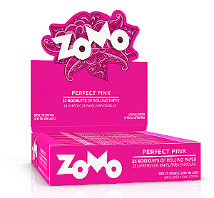 Caixa de Seda Zomo Perfect Pink- 25 Livretos