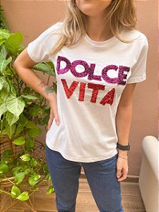 Tshirt Dolce Vita Branca - Nvjr