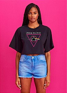 SHORT JEANS AZUL PINK FLOYD - TRIYA