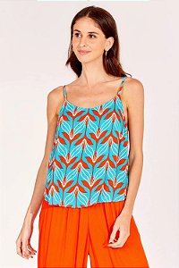 BLUSA BANGKA BLUSH TURQUOISE G - TOTEM