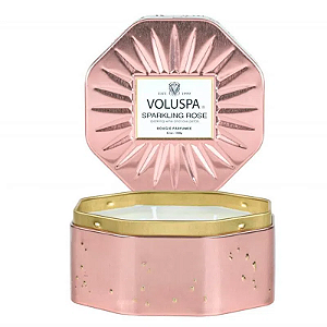 VELA LATA OCTOGONAL 3 PAVIOS 50H SPARKLING ROSE - VOLUSPA