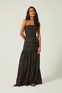 VESTIDO MIDI ESTAMPA PAROS - MARIA FILO