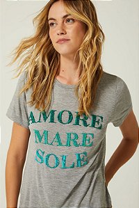 BLUSA SILK AMORE MARE SOLE - MARIA FILO