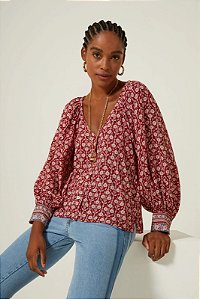 BLUSA ESTAMPA PAMPELONNE - MARIA FILO