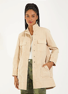 TRENCH COAT SARJA PESPONTOS - CANTAO