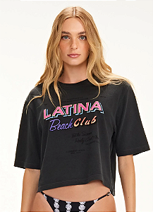 TSHIRT LATINA PRETO ESTONADO G - NV+TRIYA