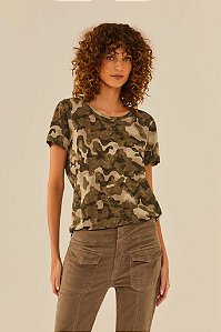 BLUSA ESTAMPA CAMUFLADO - MARIA FILO